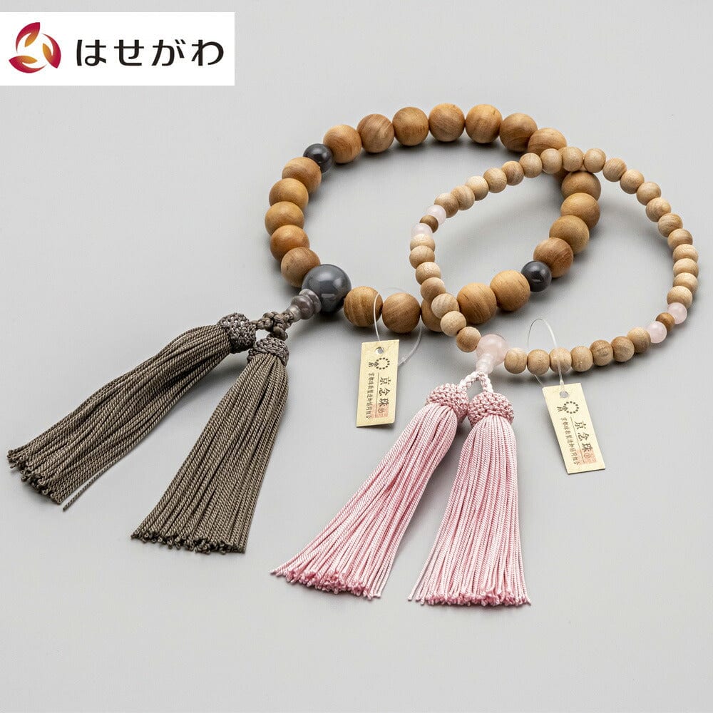 数珠 ペアセット 日本の木 桜 | お仏壇のはせがわ公式通販