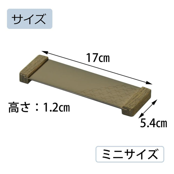 仏具 和盆ミニ 桑の実色 七宝柄 W170 特徴 4