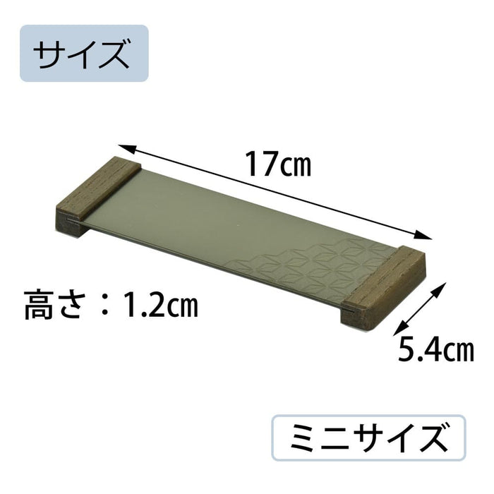 仏具 和盆ミニ 墨色 麻の葉柄 W170 特徴 4