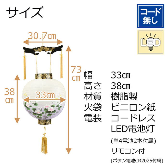 盆提灯 御殿丸 別一丸 絵入 特徴 2