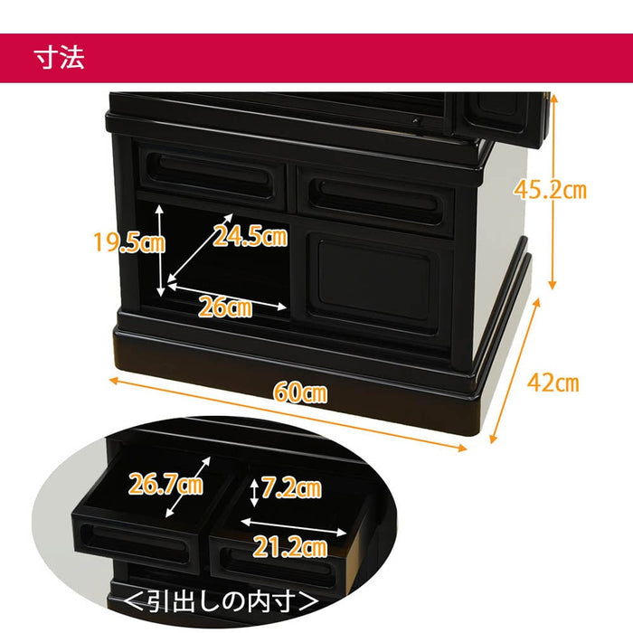 仏壇 古都 黒檀 H121cm 特徴 7