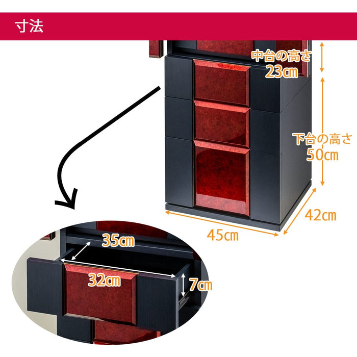 仏壇 伝心箔艶 (でんしんはくつや) H135cm 仏具セットローズ色 | お仏壇のはせがわ公式通販