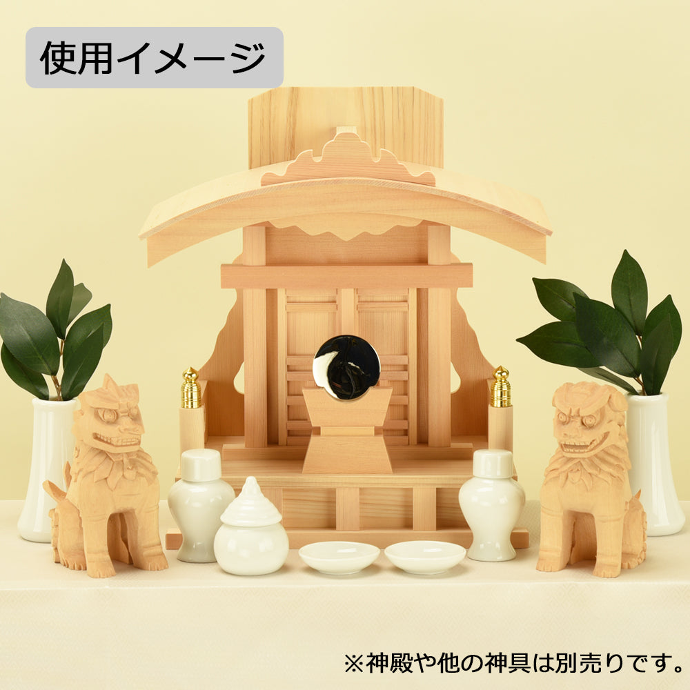 木彫 木彫こま犬・4寸（白木） :366:神祀り本舗 - 通販 - Yahoo