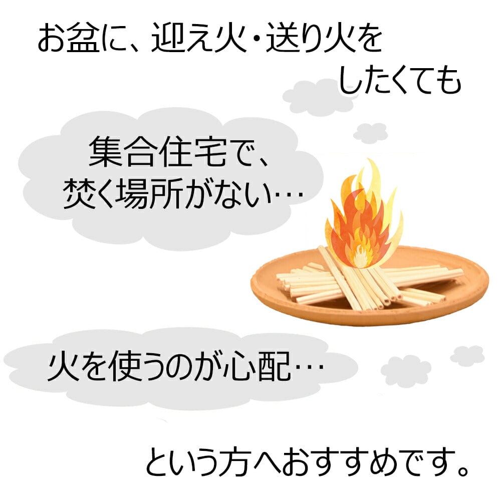 迎え火・送り火ローソク | お仏壇のはせがわ公式通販