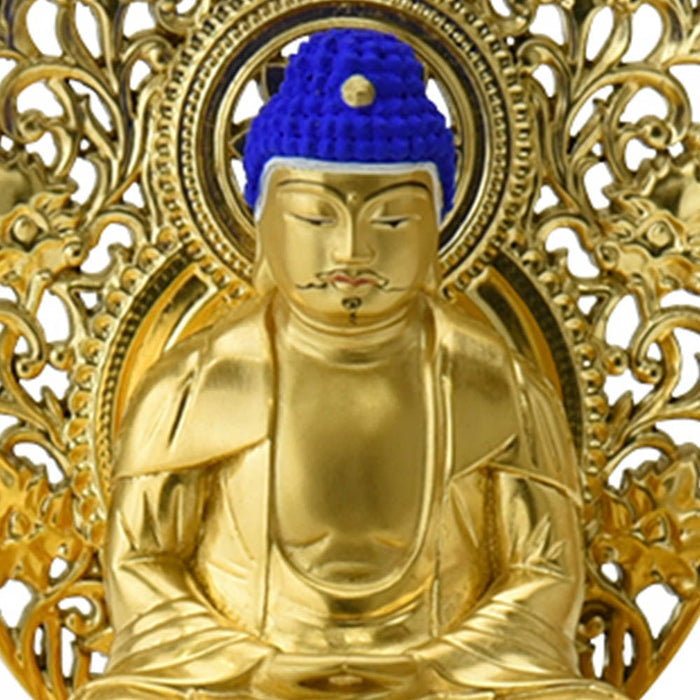中七肌粉 仏像 座釈迦 低台 1.8寸 - 美術、工芸品