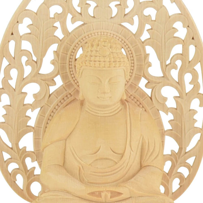 仏像 座弥陀 白木 丸台 2.5寸 | お仏壇のはせがわ公式通販