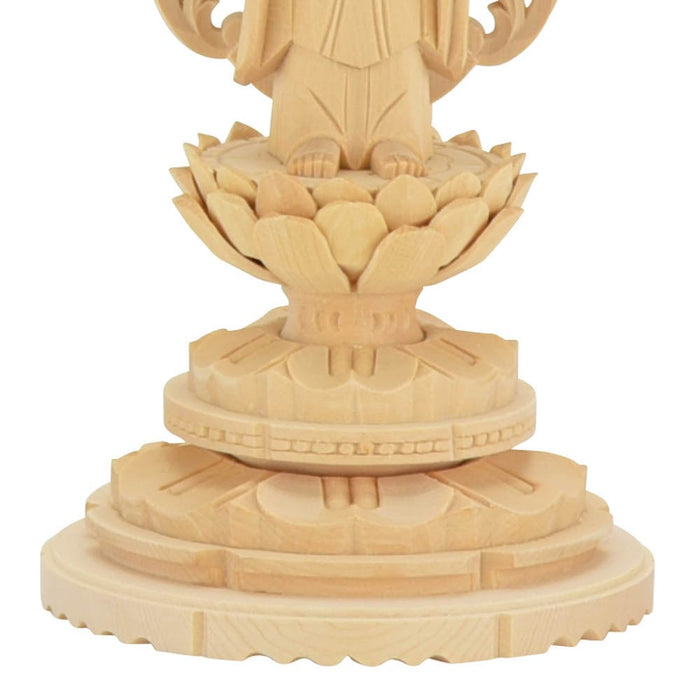 仏像 浄土 白木 丸台 3.5寸 | お仏壇のはせがわ公式通販